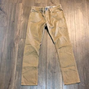 NWOT Volcom Vorta khaki jeans color-“wet sand” 31X32